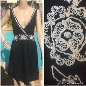 Nikita Black and White Dress